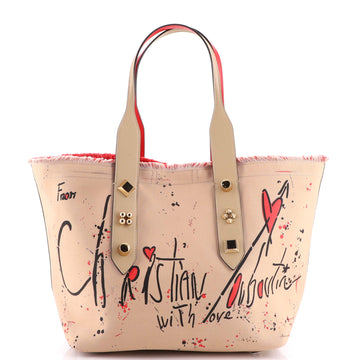 Christian Louboutin Frangibus Tote Printed Canvas Medium