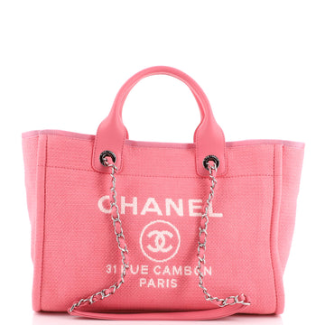 Chanel Deauville NM Tote Mixed Fibers Small