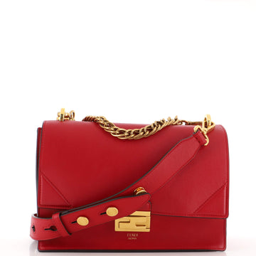 Fendi Kan U Shoulder Bag Leather Medium