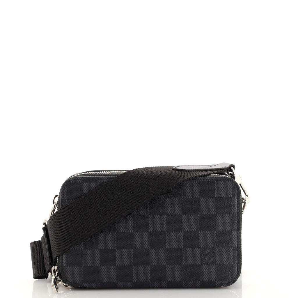 Louis Vuitton Alpha Wearable Wallet Damier Graphite Black 22175481