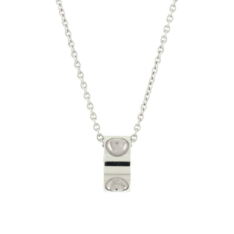 Louis Vuitton Empreinte Pendant Necklace 18K White Gold