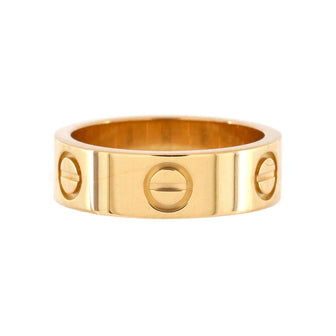 Cartier Love Band Ring 18K Yellow Gold