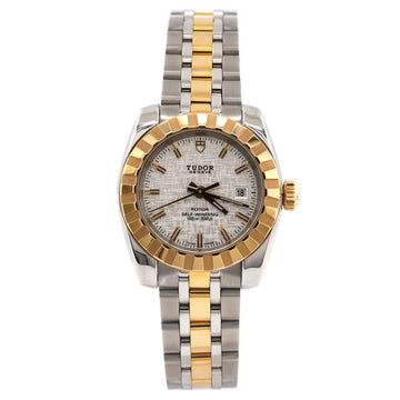 Tudor Classic Date Automatic Watch Stainless Steel and Yellow Gold 28