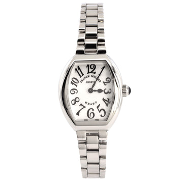 Franck Muller Heart To Heart Quartz Watch Stainless Steel 25