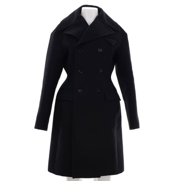 Bottega Veneta Women's Double Breasted Long Coat Acrylic Blend