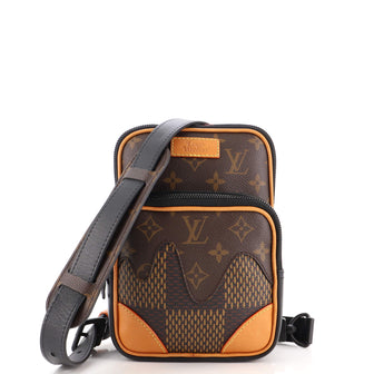 Louis Vuitton Nigo Amazone Sling Bag Limited Edition Giant Damier and Monogram Canvas
