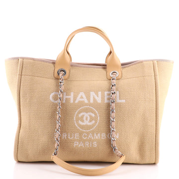 Chanel Deauville NM Tote Mixed Fibers Medium