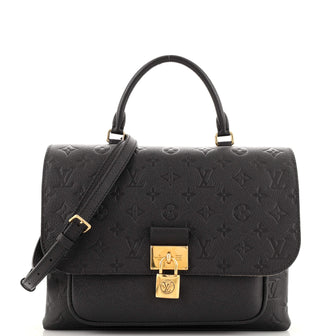 Louis Vuitton Monogram Empreinte Marignan - Black Handle Bags