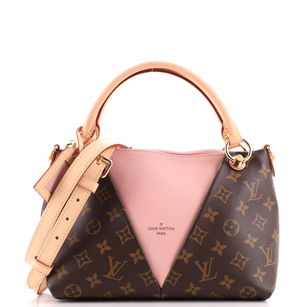 Louis Vuitton V Tote Monogram Canvas and Leather BB Brown 19986265