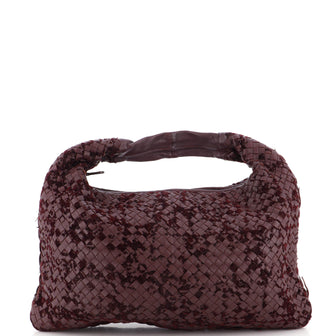Bottega Veneta Veneta Hobo Intrecciato Nappa with Velvet Medium