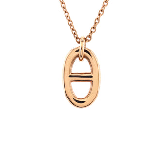 Hermes Farandole Pendant Necklace 18K Rose Gold Small
