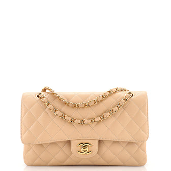 Chanel Classic Double Flap Bag Quilted Caviar Medium