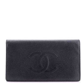 Chanel Timeless L-Yen Wallet Caviar Long
