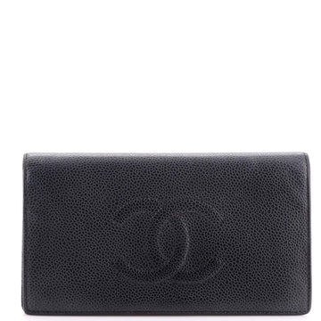 Chanel Timeless L-Yen Wallet Caviar Long