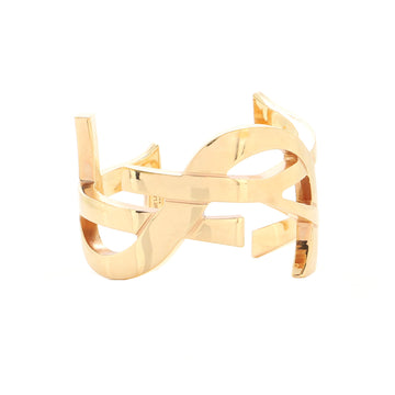 Saint Laurent Monogram Cuff Bracelet Metal