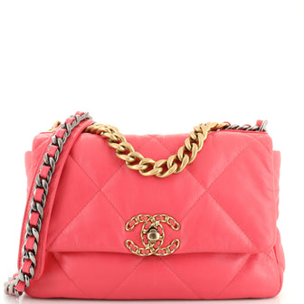 Chanel 19 Flap Bag Quilted Leather Medium