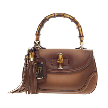 Gucci New Bamboo 1921 Top Handle Leather Medium