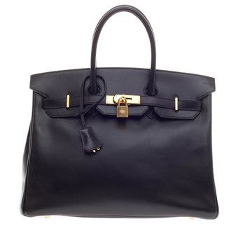 Hermes Birkin Black Togo with Gold Hardware 35 - Trendlee