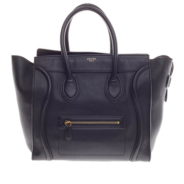 Celine Luggage Smooth Leather Mini
