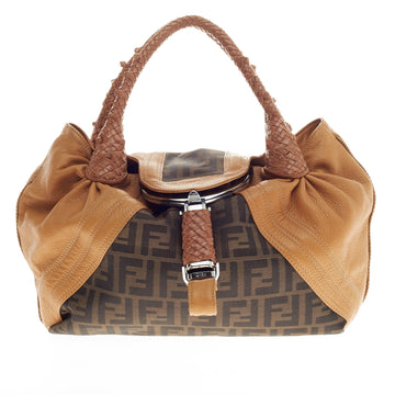 Fendi Spy Bag Zucca Canvas and Leather Medium