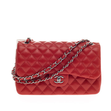 Chanel Classic Double Flap Lambskin Jumbo