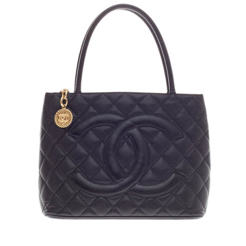 Chanel Medallion Tote Caviar -