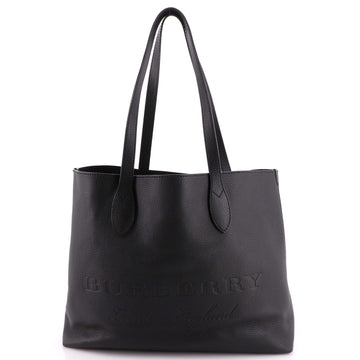 Burberry Remington Tote Embossed Leather Large