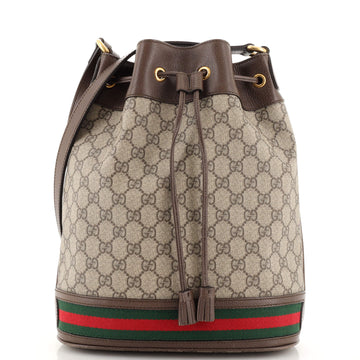 Gucci Ophidia Bucket Bag GG Coated Canvas Medium