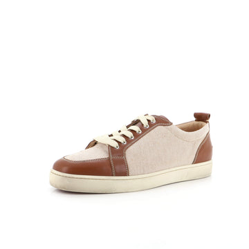 Christian Louboutin Men's Rantulow Orlato Flat Sneakers Fabric and Leather