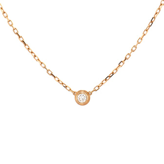 Cartier Cartier D'Amour Pendant Necklace 18K Rose Gold with Diamond Small