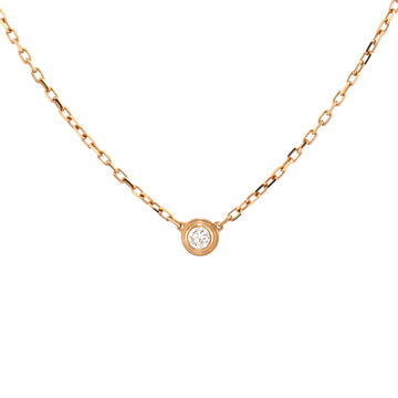 Cartier Cartier D'Amour Pendant Necklace 18K Rose Gold with Diamond Small