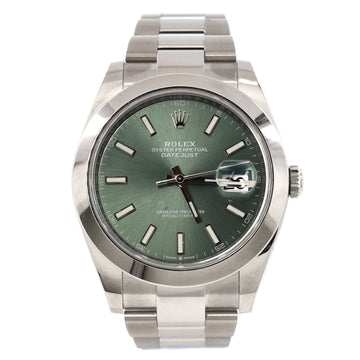 Rolex Oyster Perpetual Datejust Automatic Watch Stainless Steel 41