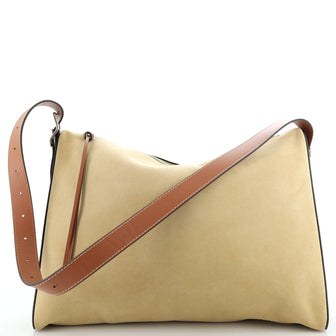 Loewe Berlingo Bag Nubuck with Calfskin Large