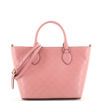 Gucci Signature Convertible Tote Guccissima Leather Medium