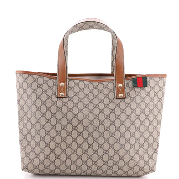 Gucci Web Loop Tote GG Coated Canvas Medium