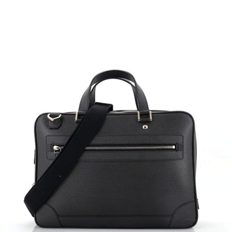 Louis Vuitton Alexander Briefcase Taiga Leather Black 20001913