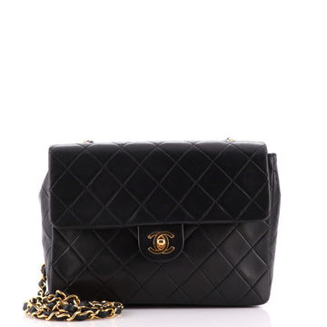 Chanel Vintage Square Classic Flap Bag Quilted Lambskin Small