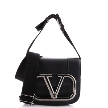 Valentino Garavani Supervee Convertible Satchel Leather Small