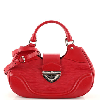 Louis Vuitton Montaigne Sac Handbag Epi Leather