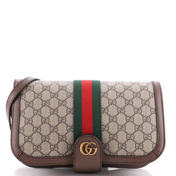 Gucci Ophidia Compartment Messenger Bag GG Coated Canvas Medium