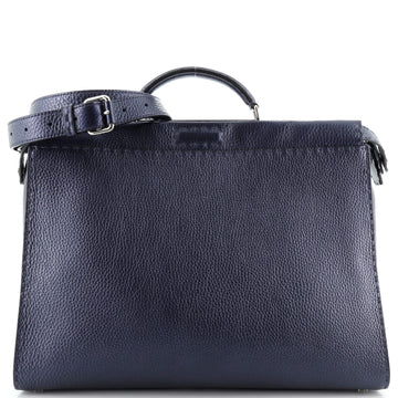 Fendi Monster Selleria Peekaboo Fit Bag Leather Large