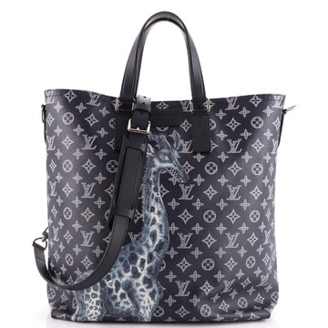 Louis Vuitton Tote Limited Edition Chapman Savane Monogram Canvas