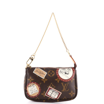 Louis Vuitton Pochette Accessoires Limited Edition Monogram Canvas Mini