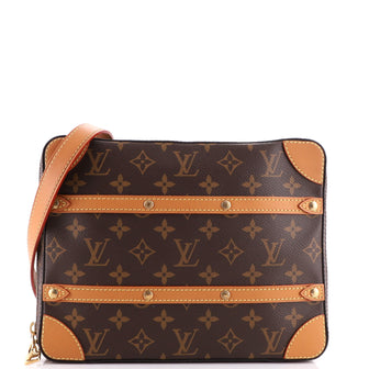 Louis Vuitton Soft Trunk Messenger Bag Monogram Canvas PM Brown