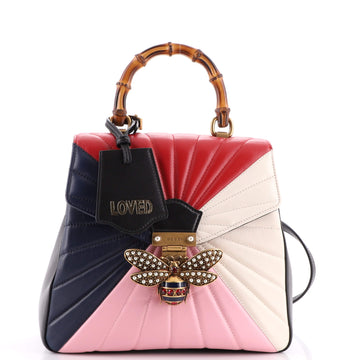 Gucci Queen Margaret Backpack Multicolor Quilted Leather Small