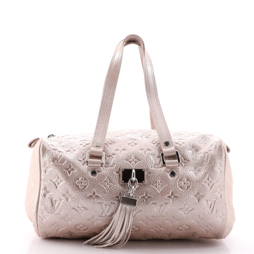 Louis Vuitton Comete Handbag Limited Edition Shimmer Monogram Embossed Leather
