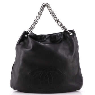 Chanel Soft and Chain Hobo Leather Large