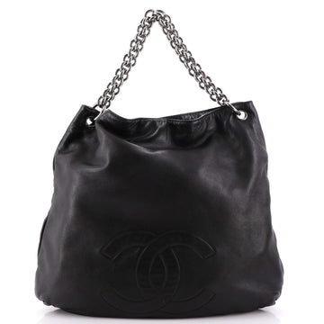 Chanel Soft and Chain Hobo Leather Large