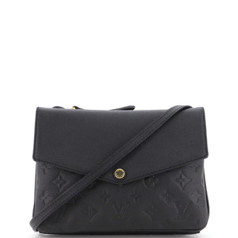 Louis Vuitton Twice Handbag Monogram Empreinte Leather