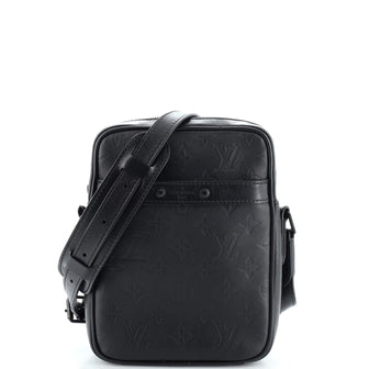 Louis Vuitton Danube Handbag Monogram Shadow Leather PM